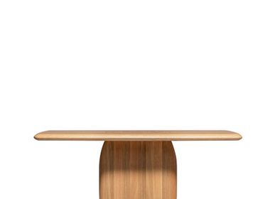Coffee tables - Bossa Rectangular Coffee Table in Natural Oak Solid wood - DUISTT