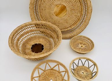 Decorative objects - Wickerwork LOM lace edges - SARANY SHOP