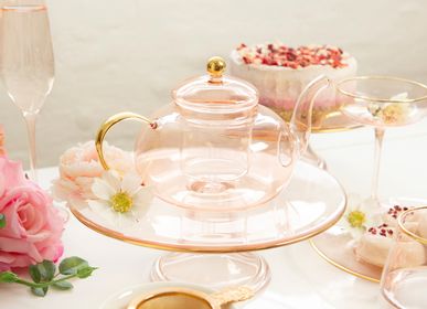 Tea and coffee accessories - Rose Glass Teapot - CRISTINA RE