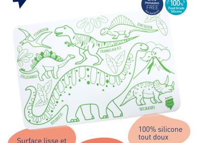 Children's arts and crafts - Silicone Mini Playmat - DINO reversible - SUPERPETIT