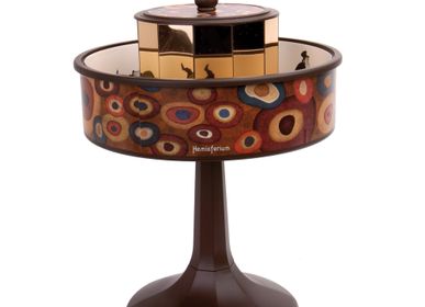 Objets de décoration - Praxinoscope Miniature "Vienne" Brun. Base marron - HEMISFERIUM