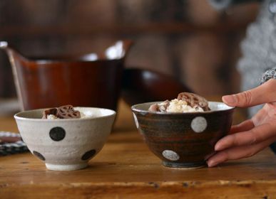 Ceramic - Mizutama Rice Bowl - MARUMITSU POTERIE