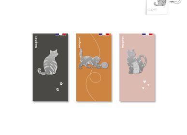 Gifts - Stainless steel magnet - Cats. - TOUT SIMPLEMENT,