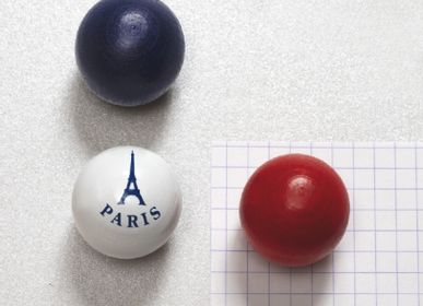 Cadeaux - Boule magnétique Paris - bleu blanc rouge. - TOUT SIMPLEMENT,