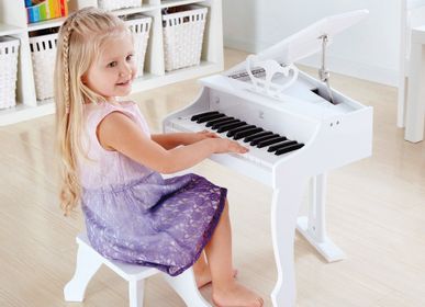 Toys - Electronic grand piano white - HAPE