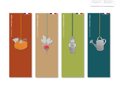 Stationery - Stainless steel bookmark - Garden. - TOUT SIMPLEMENT,