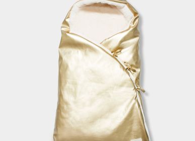 Sleepwear - BABY SLEEPING BAG GOLD LEATHER COLLECTION - PETIT ALO