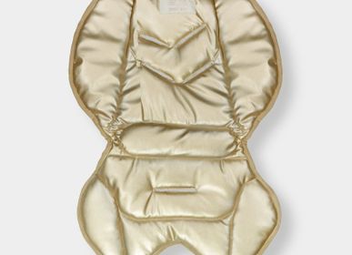 Cushions - MULTIFUNCTIONAL BABY COVER GOLD LEATHER COLLECTION - PETIT ALO