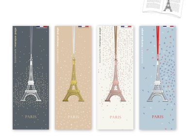 Stationery - Stainless steel bookmark - Eiffel Tower. - TOUT SIMPLEMENT,