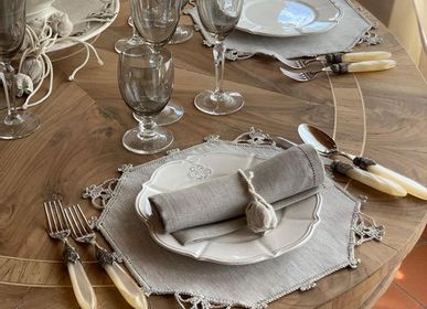 Objets personnalisables - Set de table avec dentelle artisanale - BUSATTI  1842