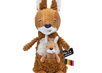 Peluches - Allezou le Kangourou Maman & Bébé Cassonnade - DEGLINGOS