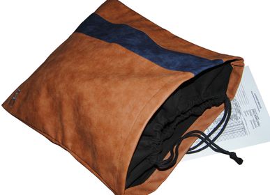 Homewear textile - Sac à linge en cuir PU - MON CINTRE