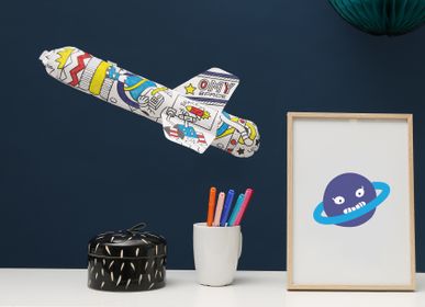 Decorative objects - 3D AIR TOY - ROCKET  - OMY