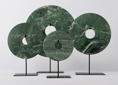 Decorative objects - Large chinoise stone bi Disc - ASIADECORATION / OBJETSCHINOIS
