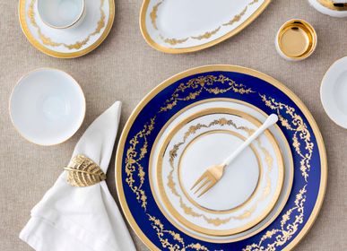 Formal plates - Imperio Gold porcelain plates - PORCEL