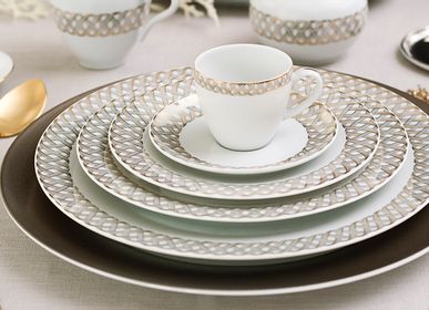 Assiettes de réception  - Precious assiettes en porcelaine - PORCEL