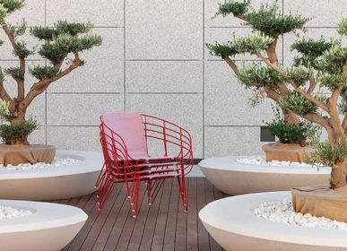 Lawn armchairs - OLIVO Lounge chair - ISIMAR