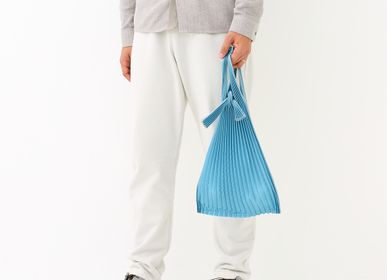 Bags and totes - [TOTE BAG] PLECO  - S vertical pleats  (PLANT BASED / RECYCLED POLYESTER) - KNA PLUS
