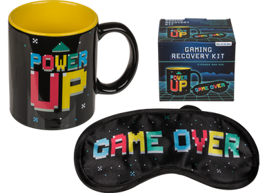 Kids accessories - Gaming recovery kit, eye mask & cup - OUT OF THE BLUE