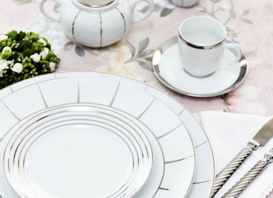 Assiettes de réception  - Excentric assiettes en porcelaine - PORCEL