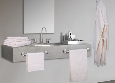 Autres linges de bain - ENSEMBLE SERVIETTE ET PEIGNOIR BRONZE NUACOTTON. - NUACOTTON