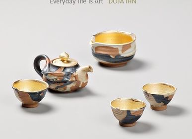 Objets de décoration - Théière Neoul-Or. - DOJA IHN