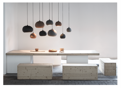 Suspensions - Pebble, made from recycled carton boxes - AY ILLUMINATE