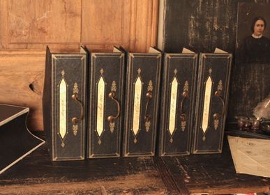 Organizer - "Filing-Cabinet" folding storage box with handle - MERCI LOUIS