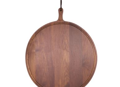 Barbecues - Planche à Pain XL Ronde | Noyer - DUTCHDELUXES