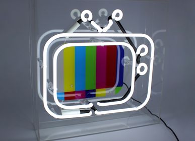 Objets de décoration - Boîte en acrylique « TV » lumière néon - LOCOMOCEAN