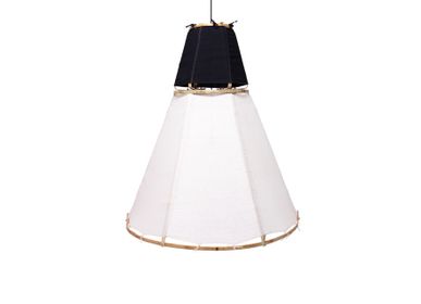 Objets design - Lampe à suspension Tipy small en bambou - TRACES OF ME