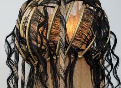 Decorative objects - JEWEL JEWEL suspended lamp - MICKI CHOMICKI HAIR BRUT