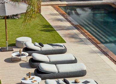 Deck chairs - Kobo lounger anthracite - MANUTTI