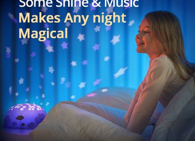 Gifts - Musical Star Projector - Blue Cloud - SOMESHINE