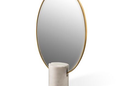 Chambres d'hôtels - Miroir Ovale Marbre - POLSPOTTEN