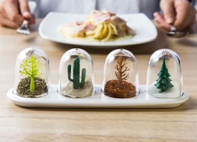 Everyday plates - Four Season Salt and Pepper Shaker - Kitchenware : Kitchen room Spice Cactus Dining and Tableware Party - QUALY DESIGN OFFICIAL