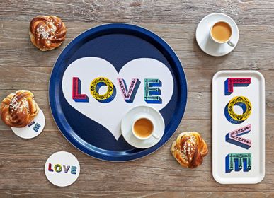 Trays - LOVE - Trays - Coasters - Mugs - Serving trays - JAMIDA OF SWEDEN