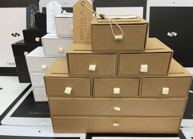 Boîtes de rangement  - BOÎTE DE RANGEMENT FSC KRAFT RECYCLÉ - SHUN SUM GROUP LTD.