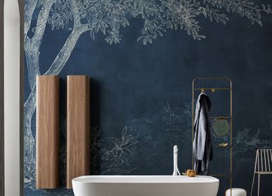Papiers peints - Papier peint panoramique arbre bleu Selva - LA MAISON MURAEM