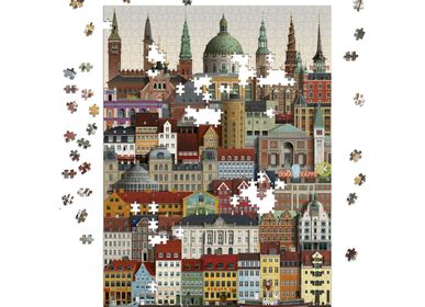 Poster - København jigsaw puzzle (1000 pieces) - MARTIN SCHWARTZ