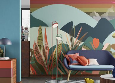 Wallpaper - Melting Pot Multicoloured Landscape Wallpaper - LA MAISON MURAEM