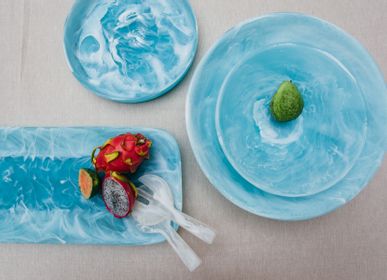 Design objects - Everyday_Medium bowl_ Aqua - A TABLE AFFAIR