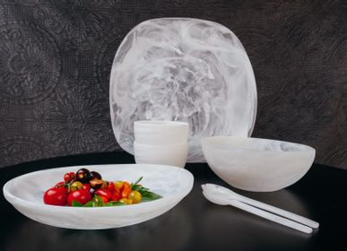 Design objects - Everyday_XS bowl_White Swirl - NASHI HOME