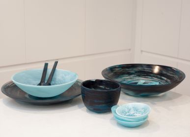 Objets design - Everday_deep bowl medium_aqua - NASHI HOME