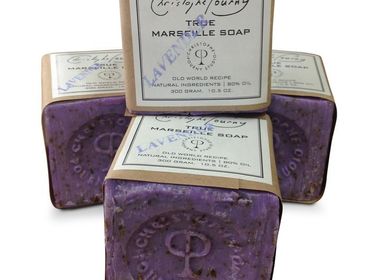 Soap dishes - Marseille soap with lavender - CHRISTOPHE POURNY STUDIO