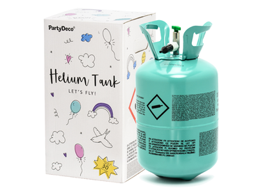 Design objects - Helium tank, mint, 30 balloons  Helium tank, pink, 30 balloons - PARTYDECO
