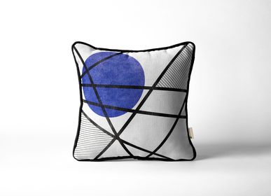 Fabric cushions - Coussin Collection Black Stripes Focus - STUDIO ROSAROOM