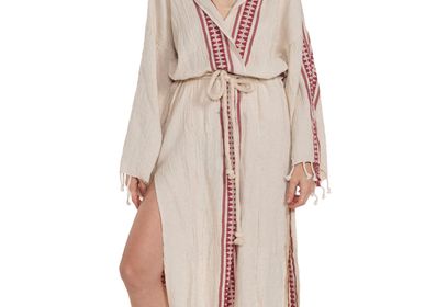 Homewear bien-être - BATHROBE KAFTAN COTTON  - LALAY