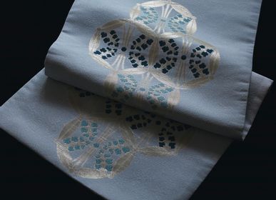 Customizable objects - Art Textile:Bamboo gentian - AWAI