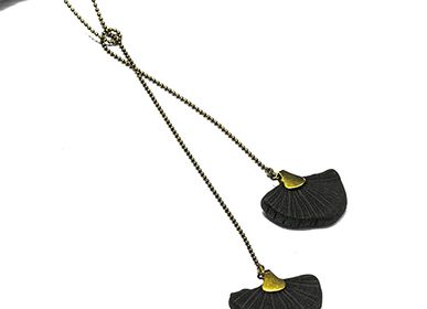 Jewelry - HIME-MINI-MARU necklace & necklace HIME/HIME-DAIMARU - CHARCOAL ESKIMEÏT